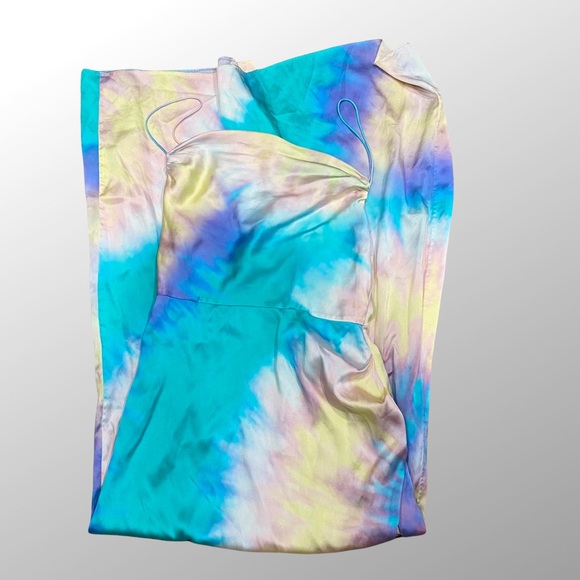 Retrofete  Marelene  silk tie dye maxi dress - Picture 3 of 4